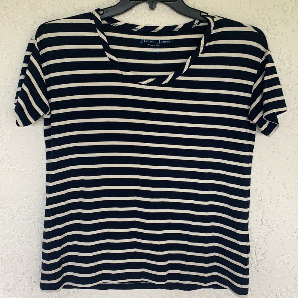 Blue/white Striped Draper James Shirt